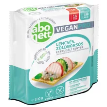 Abonett VeganPro Extrudált kenyér Lencsés-zöldborsós - Gluténmentes - 100 g