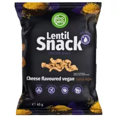 Abonett Lencsés Snack Vegán Sajtos 45g 