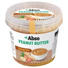 Abso 100% Földimogyoróvaj - Ropogós állagú - 350 g