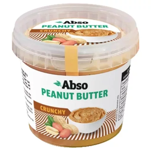 Abso 100% Földimogyoróvaj - Ropogós állagú - 350 g