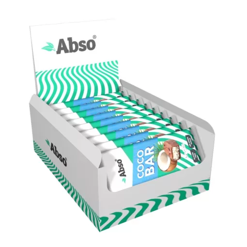 Abso Coco Bar - Kókuszos vegán desszert szelet - 20 x 35 g / 20 db