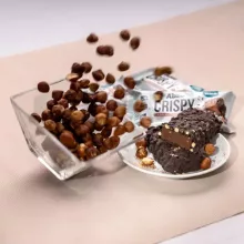 Abso Crispy Bar, Csokoládés-mogyorókrémes ízű vegán fehérjeszelet - 50 g