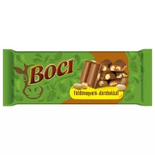 Boci Tejcsokoládé Földimogyoró darabokkal - 90g