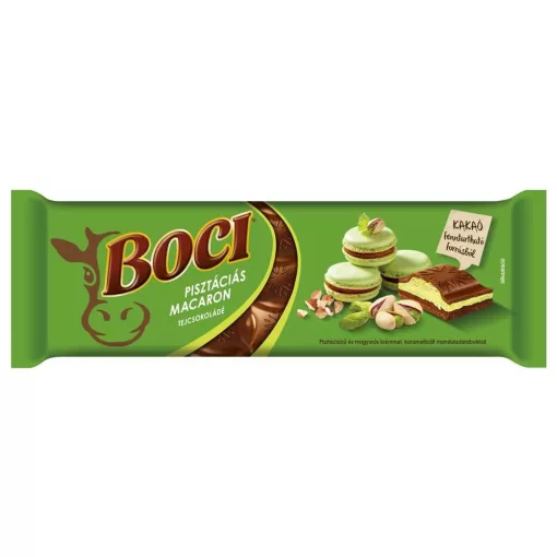 Boci Pisztáciás macaron tejcsokoládé - 280g