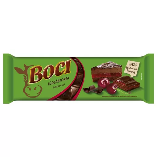 Boci Lúdlábtorta Étcsokoládé - 280g
