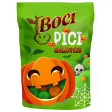 Boci Halloween Pici töltött mini gömbök, mogyorós ízben - 25 x 100g / 25 zacskó