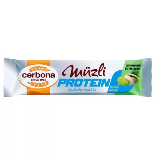 Cerbona Sport Protein müzliszelet pisztáciás 35g