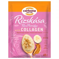   Cerbona Földimogyoróvajas-banános rizskása kollagénnel 45 g