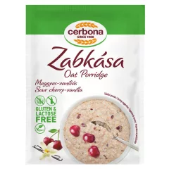   Cerbona Glutén- és laktózmentes meggyes-vaniliás zabkása 50 g