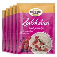   Cerbona Erdei-gyümölcsös zabkása - Tízórai csomag / 5 x 55 g