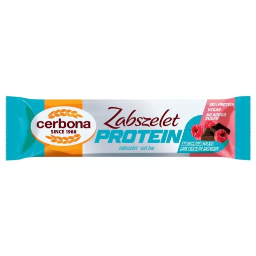 Cerbona Sport Protein étcsokoládés-málnás zabszelet 40 g