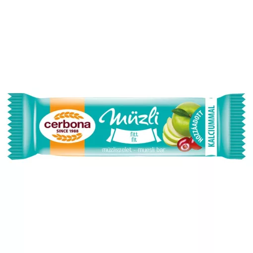 Cerbona Fitt müzliszelet Kalciummal 20 x 20 g / 20 db