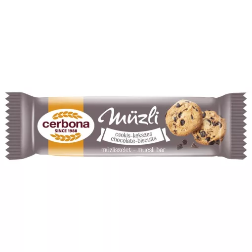 Cerbona Kekszes-csokoládés müzliszelet 20 g