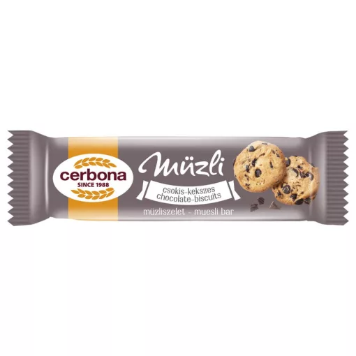 Cerbona Kekszes-csokoládés müzliszelet 20 x 20 g / 20 db