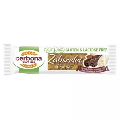   Cerbona Glutén- és laktózmentes zabszelet Étcsokoládés-marcipános 40 g
