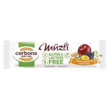 Cerbona Big Glutén- és laktózmentes Magvas-gyümölcsös müzliszelet 20 x 35 g / 20 db