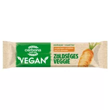 Cerbona Vegan Sárgarépás-sütőtökös müzliszelet - 20 x 25 g / 20 db