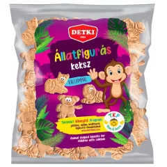 Detki Állatfigurás háztartási keksz, 160g