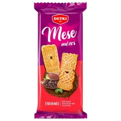   Detki Mese, Mézes linzer kakaós étbevonómasszával félig mártva, 180g
