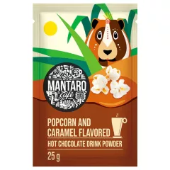   Mantaro Karamellás pop-corn ízű forró csokoládé italpor - 25g