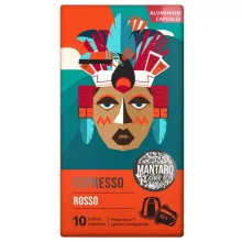 Mantaro Espresso Rosso kapszulás kávé 10 x 5,2g / 10 kapszulás kiszereléssel