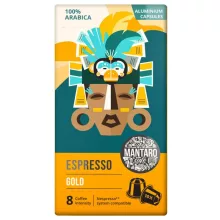 Mantaro Espresso Gold kapszulás kávé 10 x 5,2g / 10 kapszulás kiszereléssel