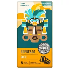   Mantaro Espresso Gold kapszulás kávé 10 x 5,2g / 10 kapszulás kiszereléssel