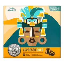 Mantaro Espresso Gold kapszulás kávé 45 x 5,2g / 45 kapszulás kiszereléssel