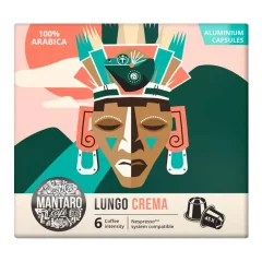   Mantaro Lungo Crema kapszulás kávé 45 x 5,2g / 45 kapszulás kiszereléssel