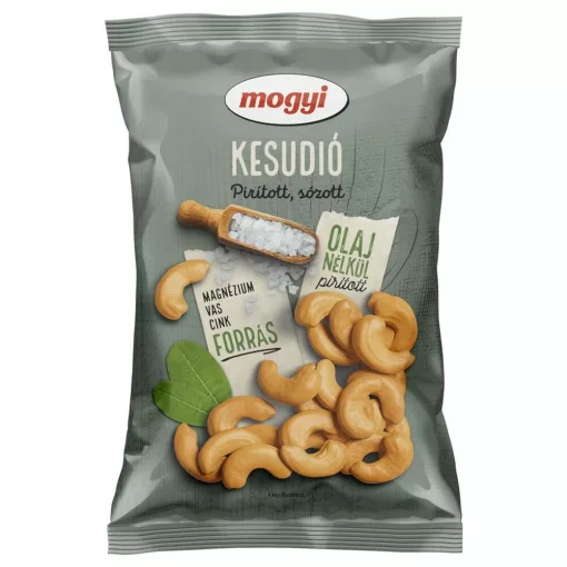 Mogyi, Olaj nélkül pirított sós kesudió, 120g