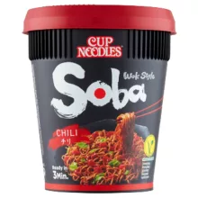 Nissin Soba Poharas instant tésztaétel chili ízesítéssel - 92g