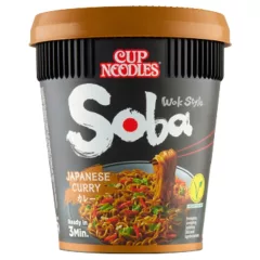   Nissin Soba Poharas instant tésztaétel japán curry ízesítéssel - 90 g