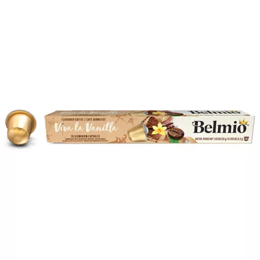 Belmio Café Viva La Vanilla kávékapszula, 10 db/dobozos kiszerelésben