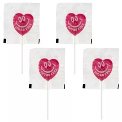   Sugar free Lollipop cukormentes, cseresznyés nyalóka - 4 x 5,2g / 4 db