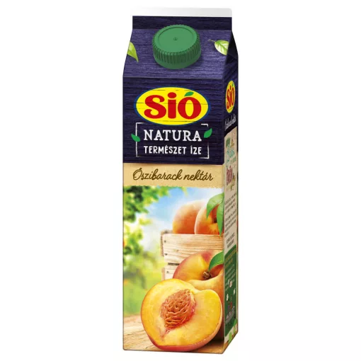 Sió Natura Őszibarack Nektár 50% - 1 liter