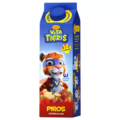 Sió Vitatigris Piros vegyes gyümölcsital 20% - 1 liter