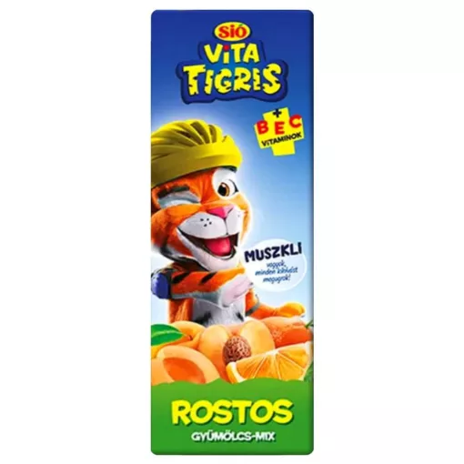 Sió Vitatigris Rostos vegyes gyümölcsital 20% - 0,2 liter