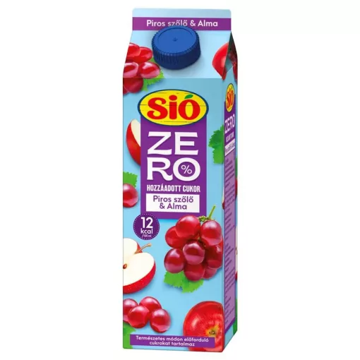Sió Zero Pirosszőlő-alma gyümölcsital - 1 liter